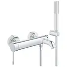 Змішувач для ванни Grohe Essence New з душовим гарнітуром, хром (33628001)