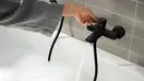 Hansgrohe Rebris E Смеситель для ванны, черный матовый (72450670)