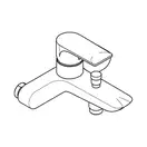 Змішувач для ванни Hansgrohe Rebris E (колір - хром) 72452000