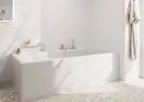 Змішувач на борт ванни Hansgrohe Tecturis E (колір - хром), з душовим гарнітуром 73443000