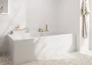 Змішувач на борт ванни Hansgrohe Tecturis E (колір - шліфована бронза), з душовим гарнітуром 73443140