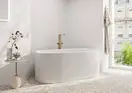 Змішувач для ванни для підлоги Hansgrohe Tecturis E (колір - шліфована бронза), з душовим гарнітуром 73445140