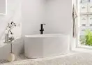Змішувач для ванни для підлоги Hansgrohe Tecturis E (колір - чорний матовий), з душовим гарнітуром 73445670