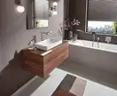 Смеситель для ванны/душа Hansgrohe Vivenis (цвет - хром) (75415000) фото 2 Aquada.com.ua