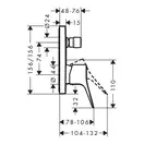 Hansgrohe Vivenis Смеситель для ванны/душа, белый матовый (75415700)