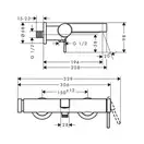 HANSGROHE Finoris Смеситель для ванны, белый матовый (76420700)