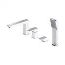 змішувач для ванни Omnires Parma chrome/white (PM7432CRB)