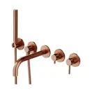смеситель для ванны Omnires Y на 5 отверстий brushed copper (Y1237/1CPB)