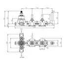 Bossini APICE Термостатическая часть для душа (Z00135000000005)