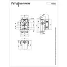 Fima Carlo Fima Spillo Up Скрытая часть смесителя (F3000)