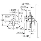 Смеситель скрытого монтажа Grohe Eurosmart New, хром (33305003)