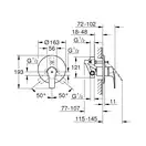 Смеситель скрытого монтажа Grohe Eurosmart New, хром (33305003)