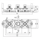 Paffoni Modular Box Встр. часть, 2 потребителя (MDBOX001)