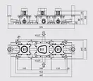 Paffoni Modular Box Встр. часть, 2 потребителя (MDBOX001)