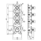 Paffoni Modular Box Встраиваемая часть, термостат (MDBOX019)