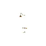 Kraus KEF-16054 Душова система, золотий (KEF-16054G)
