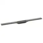 Трап для душа 90 см Hansgrohe RainDrain Flex, чёрный матовый хром (56045340)