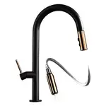 Смеситель для кухни REA  APOLLO BLACK ROSE GOLD (REA-B9600)
