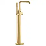 Смеситель для ванны напольный Grohe Essence (цвет - холодный рассвет, матовый), с душевым гарнитуром (23491GN1)