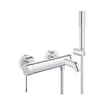 Змішувач для ванни Grohe Essence New з душовим гарнітуром, хром (33628001)