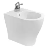 Біде для підлоги Flaminia APP 52x36 h43cm, безободкове, Latte Milky white matt (AP217) (AP217LAT)