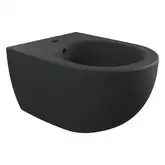 Біде підвісне Flaminia MINIAPP 48,5x36 h27cm, укорочене, Carbone matt (AP219) (AP219CAR)