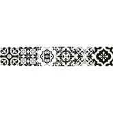 Декор настенный, керамогранит Almera Ceramica Artic Black 15 х 90 см 476446