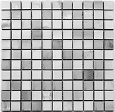 Мозаїка CM 3020 C2 White-Grey 300x300x10 Котто Кераміка (СМ 325020)