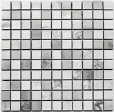 Мозаїка СM 3021 C3 Impression-Gray-White 300x300x9 Котто Кераміка (СМ 325021)