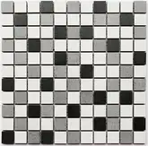 Мозаїка СМ 3028 С3 Graphite-Gray-White 300x300x8 Котто Кераміка (СМ 325028)