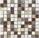 Мозаїка СМ 3042 С3 Beige-Eboni-Gold 300x300x9 Котто Кераміка (СМ 325042)