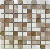 Мозаїка СМ 3044 С3 Beige-Brown-Brown Gold 300x300x9 Котто Кераміка (СМ 325044)