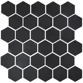 KOTTO Мозаїка H 6021 Hexagon Black MATT 295x295x9 Котто Кераміка