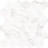 Мозаїка Frost White Білий Heksagon POL 27x27 код 6714 Nowa Gala (M-H-FW010000-X00-1-1)