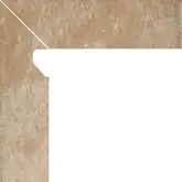 Цоколь Ilario Beige Лівий 2 ел 8,1x30 код 6868 Ceramika Paradyz (Z---081X300-1-ILAR.BELE-C)