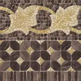 Декор Iliada Cenefa Midas PR Marron RECT POL 435x435x9,5 Vives (42H7)