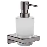 Дозатор рідкого мила, підвісний Hansgrohe AddStoris, Brushed Black (41745340)
