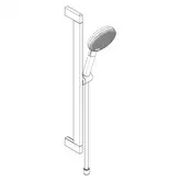 Hansgrohe Raindance Alive Select S Гарнитур, хром (24600000)