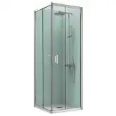Душевая кабина Devit Eco 90 х 90 х h190 см (профиль - хром, стекло - прозрачное), без поддона ECO3099