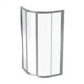 Geberit Geo Душевая кабина 90х90, серебро, прозрачная (560.121.00.2)