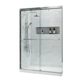Koer SR SD03 Дверь в нишу, прозрачное стекло Easy Clean, хром (KR5385)