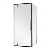Душова кабіна без піддону Mixxus Premium BEVEL SC01-90x90x195-TR Black прозоре скло 6мм (MI6864)