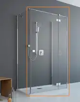 Душові двері Essenza New KDJ+S 80 праві, RADAWAY (385021-01-01R)