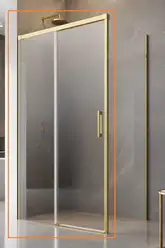 Radaway Idea Gold KDJ Душевая кабина, золото/прозрачное (387042-09-01L)