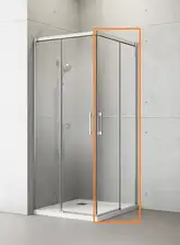 Radaway Idea KDD 90 Права Душова кабіна, хром (387060-01-01R)
