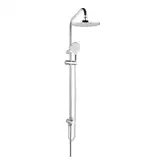 15780181 Mode Rain Душова система без змішувача, верх.душ 200х200, руч.лійка 1-реж., шланг 150 см, висота 115 см, хром Adell (15780181)