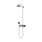 Душовий гарнітур Corsan KLAR FIBER CHROME BLACK (CMN002BL)