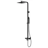 Душовий гарнітур Corsan ANGO BLACK MATT з виливом (CMN030)