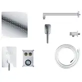 Душевая система CORSAN PLOMERIA CHROMЕ + BOX скрытого монтажа (CMZ068CH)