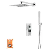 Душевая система CORSAN ANGO 25 CHROME + BOX скрытого монтажа (ZA25MCH)